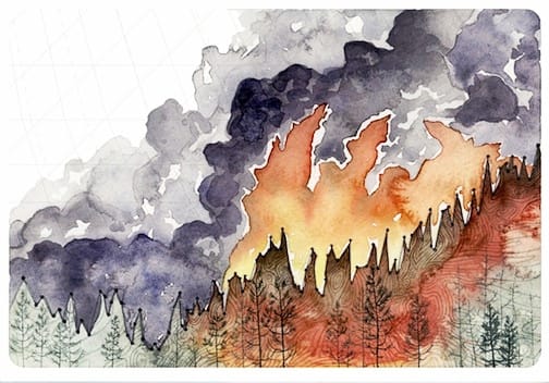 Jill Pelto - Increasing Forest Fire Activity